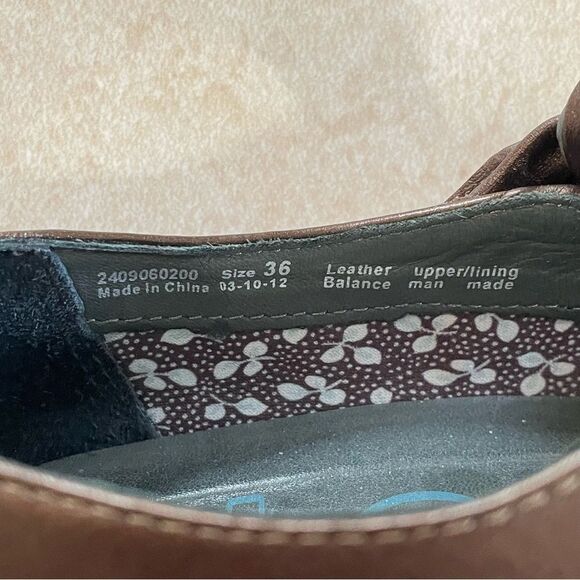 Dansko Mary Jane Ainsley Clogs shoes size36 bronze brown slip on - Picture 6 of 7